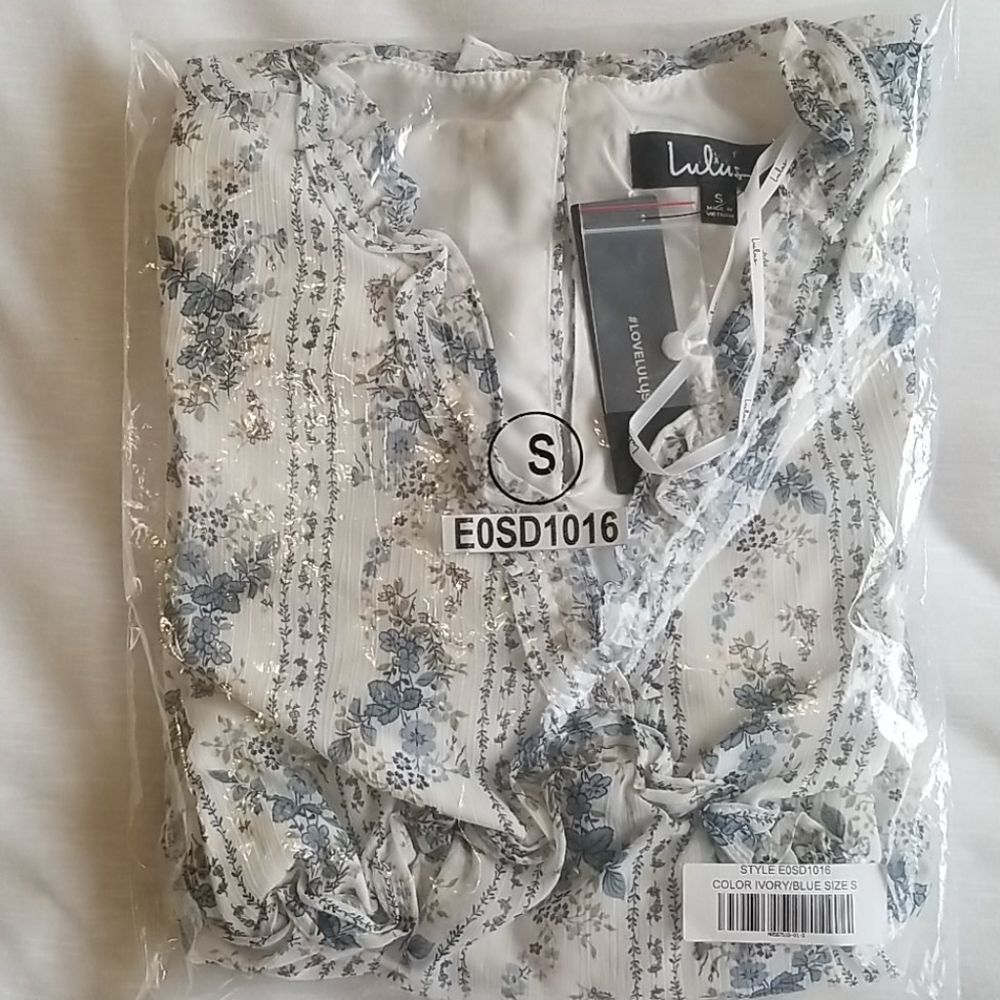 Lulu's Floral Print Ruffled Mini Dress - Picture 7 of 7